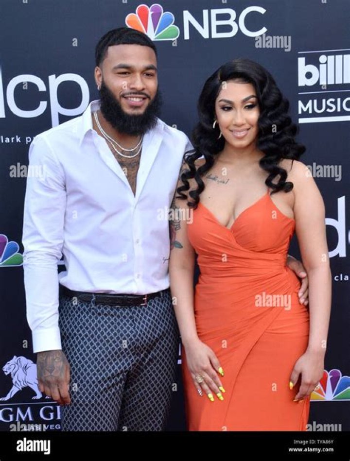 Queen Naija&nbsp;and Clarence White as seen in June 2018